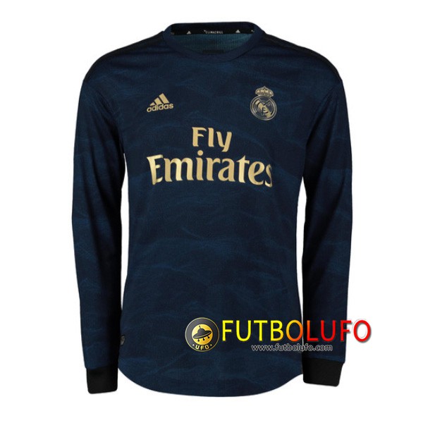 Camiseta Futbol Real Madrid Segunda Manga Larga 2019/2020