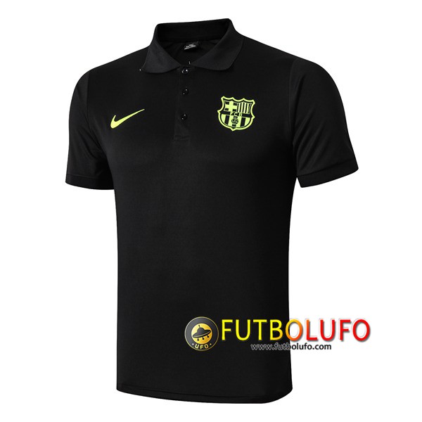 Polo Futbol FC Barcelona Negro 2019/2020