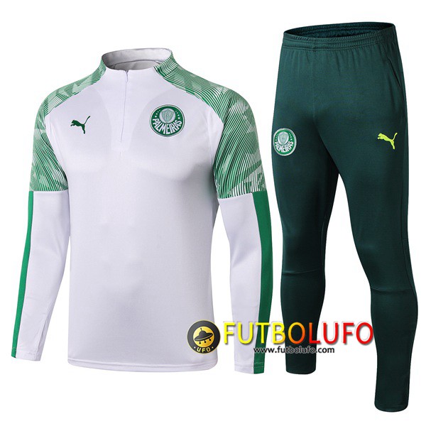 Chandal del Palmeiras Blanco 2019 2020 Sudadera + Pantalones