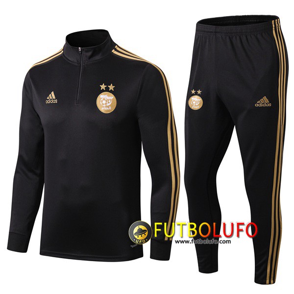 Chandal del Argelia Negro 2019 2020 Sudadera + Pantalones
