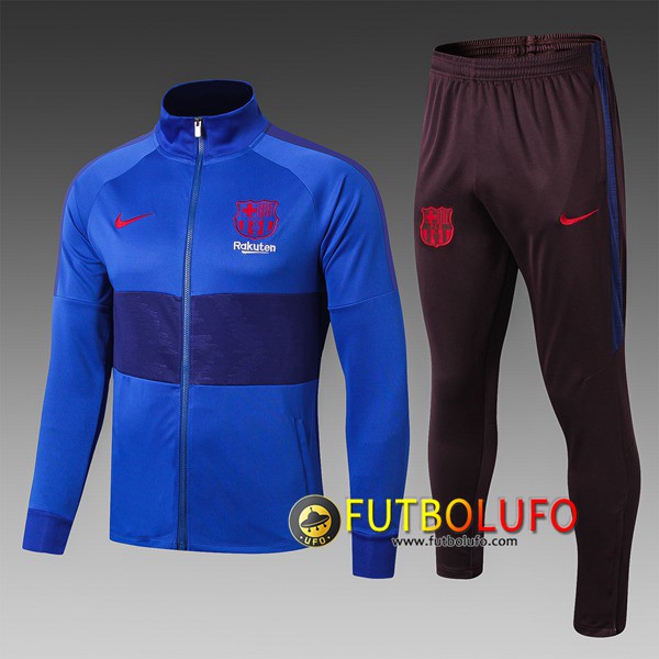 Chandal del FC Barcelona Ninos Azul 2019/2020 Chaqueta + Pantalones