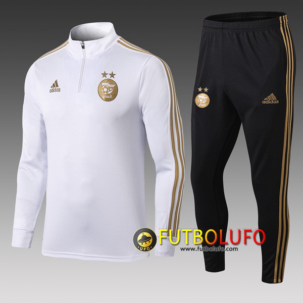 Chandal del Argelia Ninos Blanco 2019/2020 Chaqueta + Pantalones