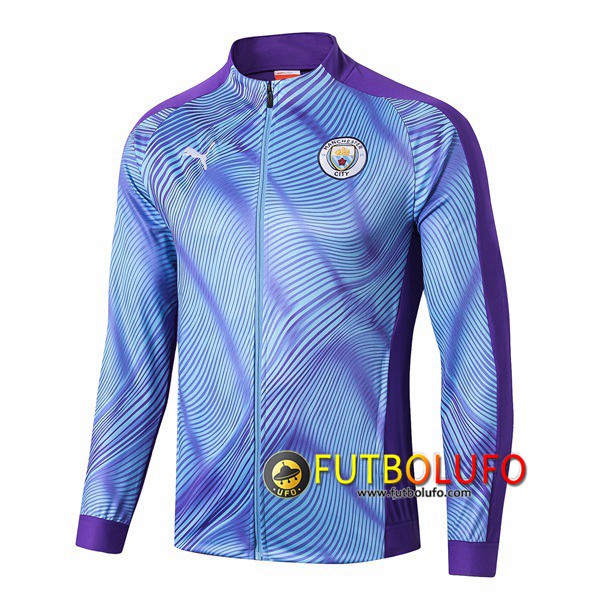 Chaqueta Futbol Manchester City Azul Purpura 2019/2020