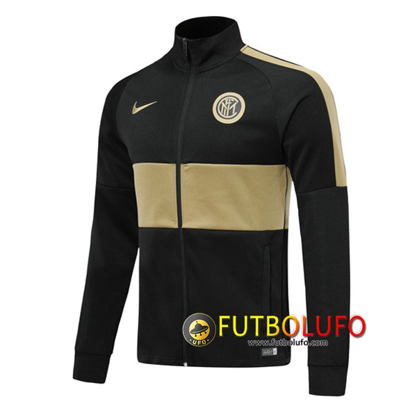 Chaqueta Futbol Inter Milan Negro Amarillo 2019/2020
