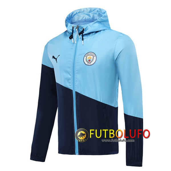 Chaqueta Futbol Rompevientos Manchester City Azul 2019/2020
