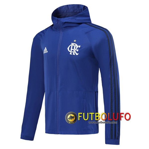 Chaqueta Futbol Rompevientos Flamengo Azul 2019/2020