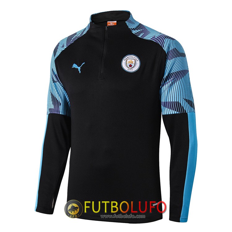 Nueva Chandal del Manchester City Negro/Azul 2019 2020 ...