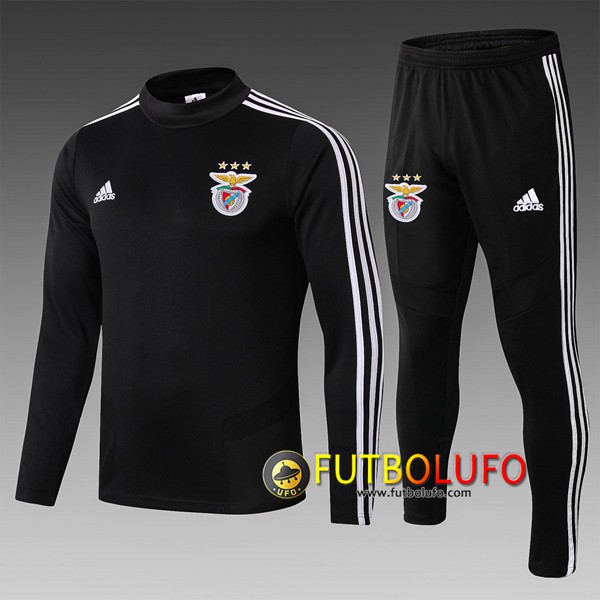 Chandal del Benfica Ninos Negro 2019 2020 Sudadera + Pantalones