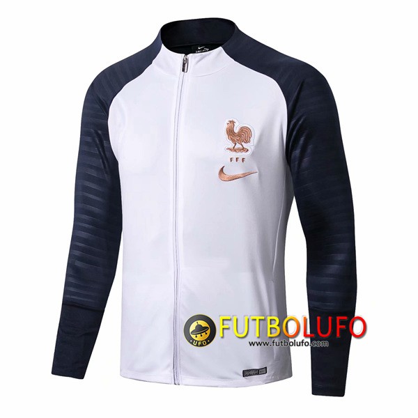 Chaqueta Futbol Francia Blanco Azul Oscuro 2019/2020