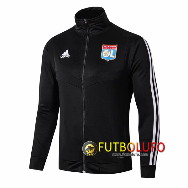 Chaqueta Futbol Lyon OL Negro 2019/2020