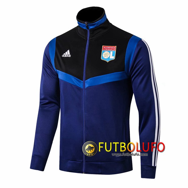 Chaqueta Futbol Lyon OL Azul Negro 2019/2020