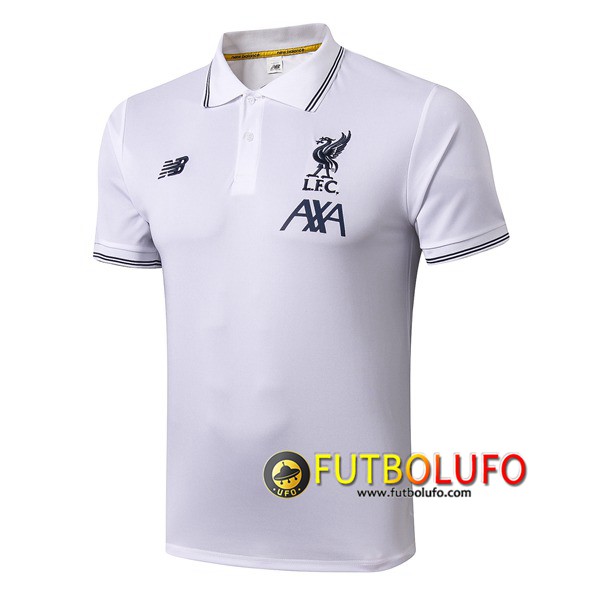Polo Futbol FC Liverpool Blanco 2019/2020