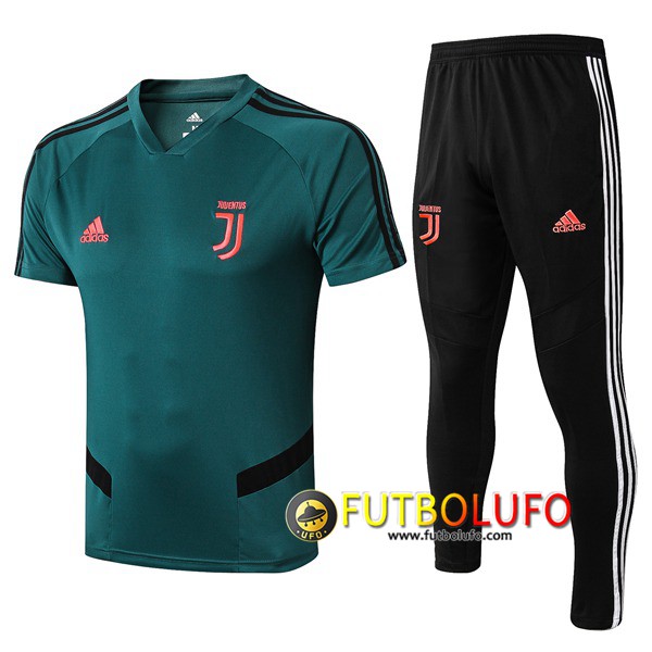 Camiseta Entrenamiento Juventus + Pantalones Verde 2019/2020