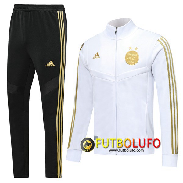 Chandal del Argelia Blanco 2019 2020 Chaqueta + Pantalones