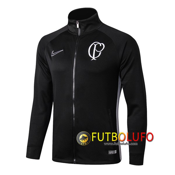 Chaqueta Futbol Corinthians Negro 2019/2020