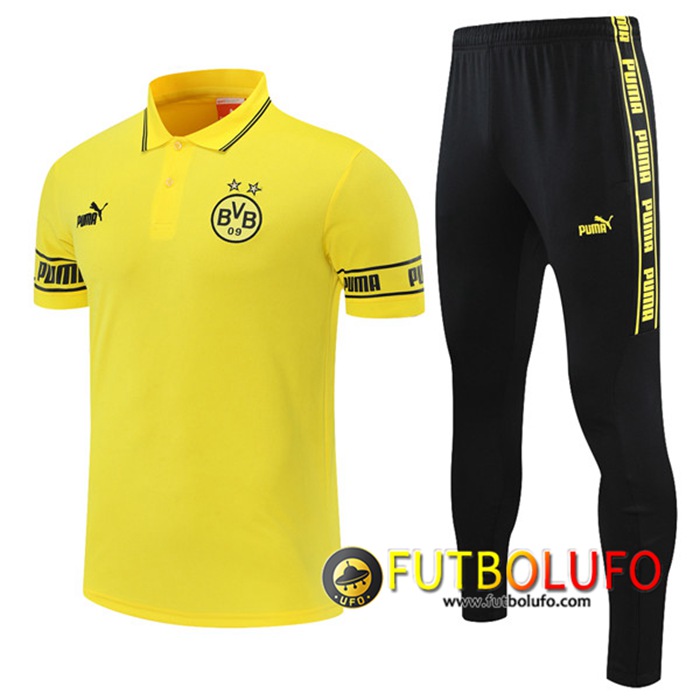 Camiseta Polo Dortmund BVB + Pantalones Amarillo 2021/2022