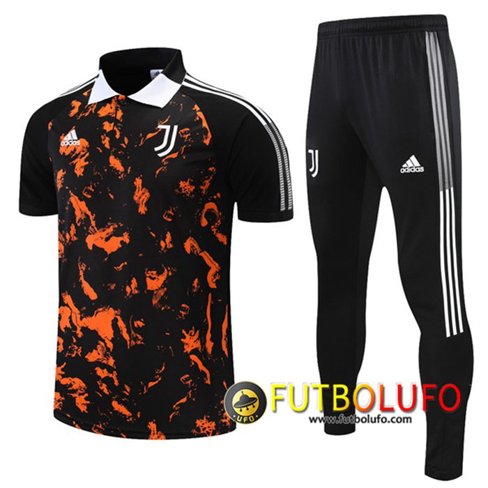 Camiseta Polo Juventus + Pantalones Negro/Amarillo 2021/2022