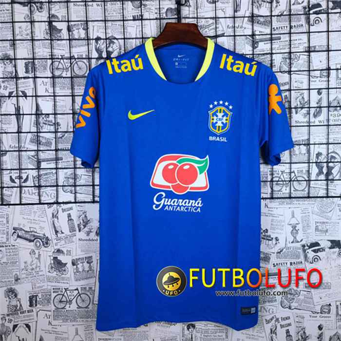 Camiseta Entrenamiento Brasil Azul 2021/2022