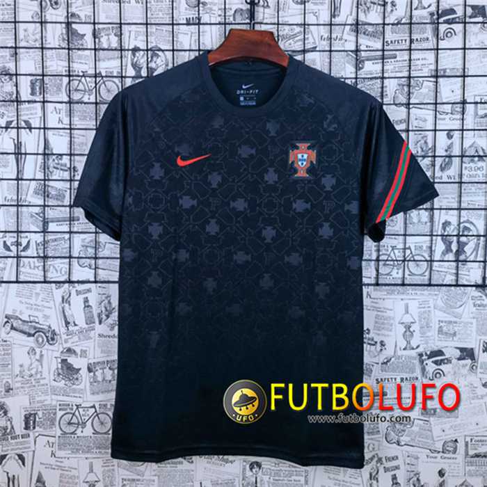 Camiseta Entrenamiento Portugal Negro 2021/2022
