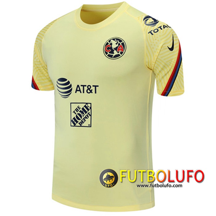 Camiseta Entrenamiento Club America Amarillo 2021/2022