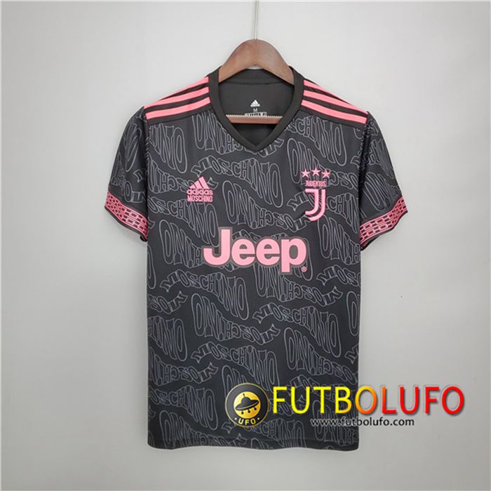 Camiseta Entrenamiento Juventus Negro/Rosa 2021/2022
