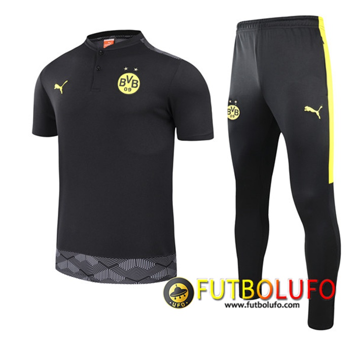 Camiseta Entrenamiento Dortmund BVB + Pantalones Negro 2021/2022