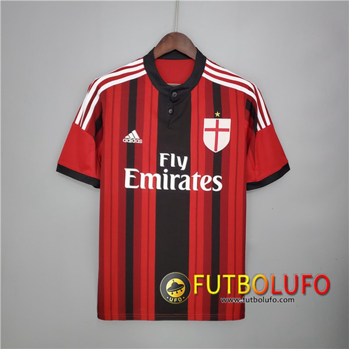 Camiseta Futbol AC Milan Retro Titular 2014/2015
