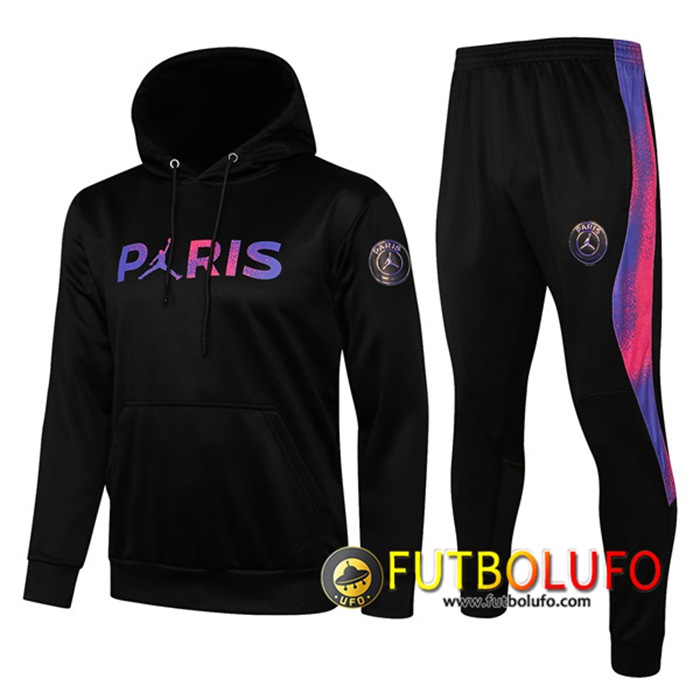 Chaqueta Con Capucha Chandal Foot Jordan PSG Paris Negro 2021/2022