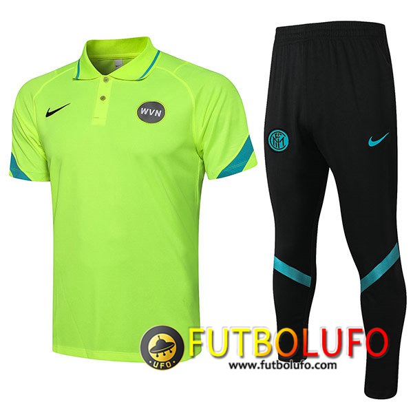 Camiseta Polo Inter Milan + Pantalones Verde 2021/2023