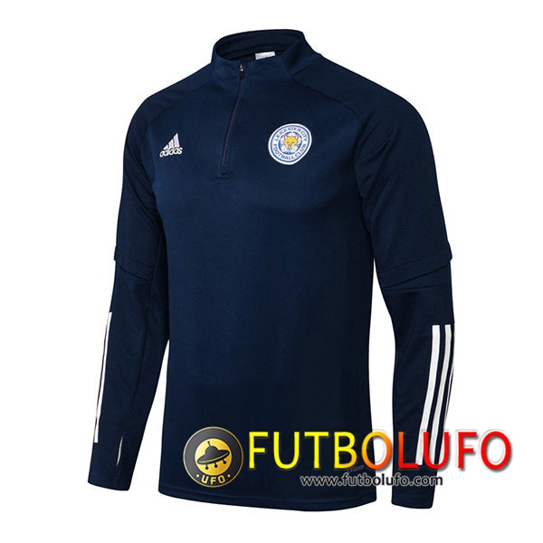 Sudadera De Entrenamiento Leicester City Azul Marino 2021/2022