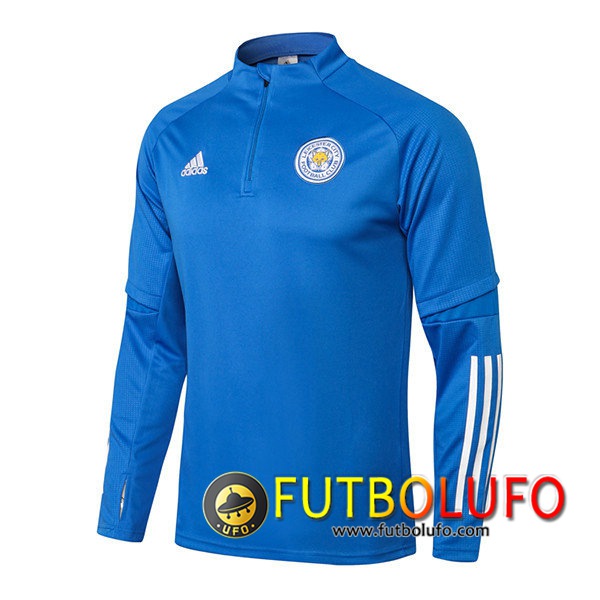 Sudadera De Entrenamiento Leicester City Azul 2021/2022