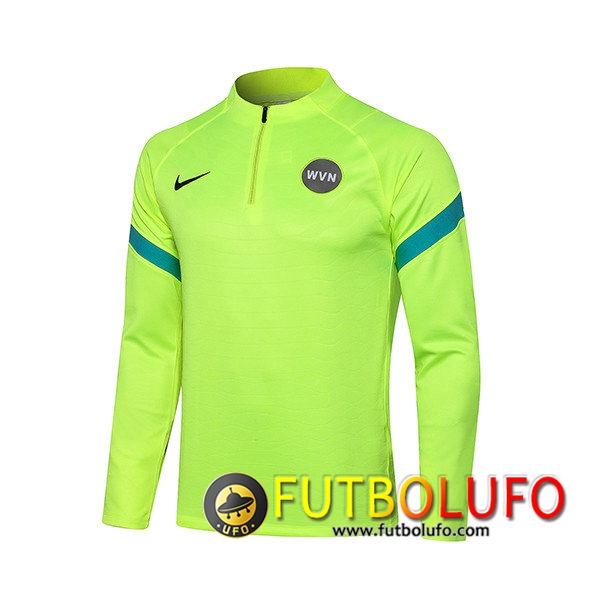 Sudadera De Entrenamiento Inter Milan Verde 2021/2022