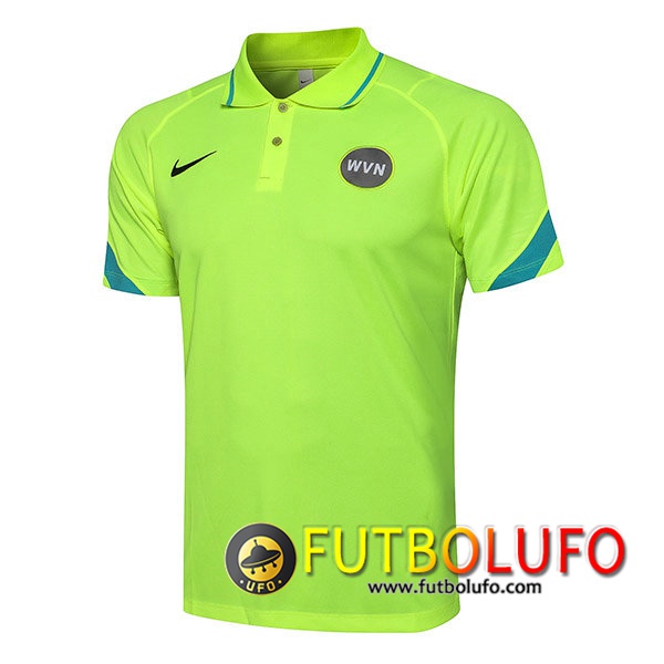 Camiseta Polo Futbol Inter Milan Verde 2021/2023
