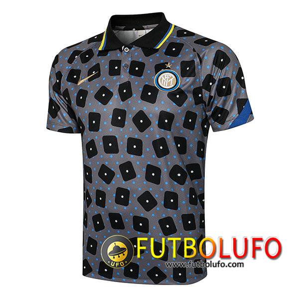 Camiseta Polo Futbol Inter Milan Gris 2021/2022