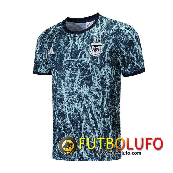 Camiseta Entrenamiento Argentina Negro/Azul 2021/2022