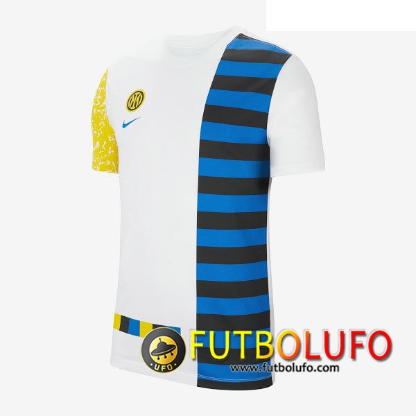 Camiseta Entrenamiento Inter Milan Blanca/Negro 2021/2022
