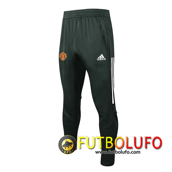 Pantalon Entrenamiento Manchester United Blanca 2021/2022
