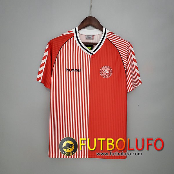 Camiseta Futbol Denmark Retro Titular 1986