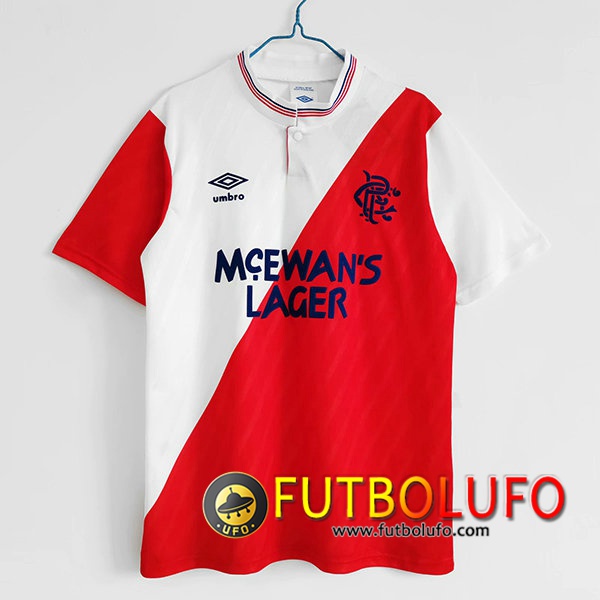 Camiseta Futbol Rangers FC Retro Alternativo 1987/1988
