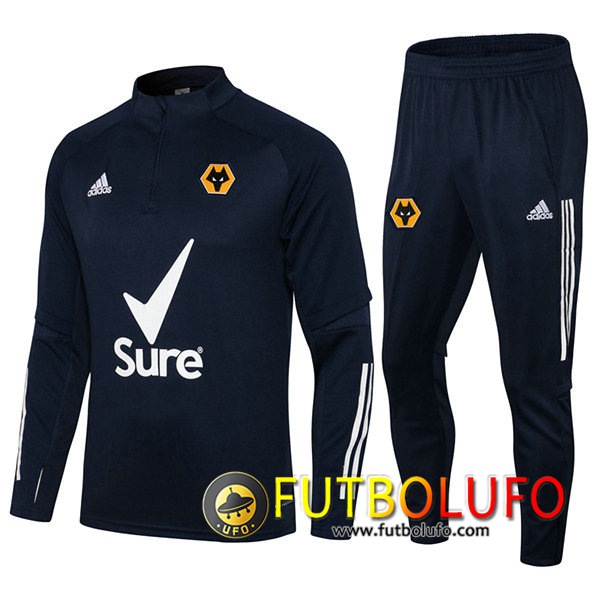Chandal Equipos De Futbol Wolves Azul Marino 2021/2022