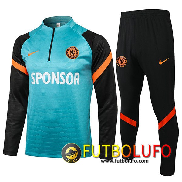 Chandal Equipos De Futbol FC Chelsea Negro/Azul 2021/2022