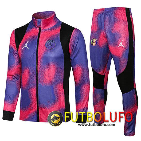 Chandal Equipos De Futbol Jordan PSG Negro/Púrpura/Rojo 2021/2022