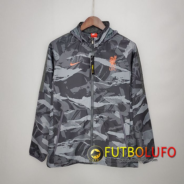 Rompevientos FC Liverpool Negro/Gris 2021/2022