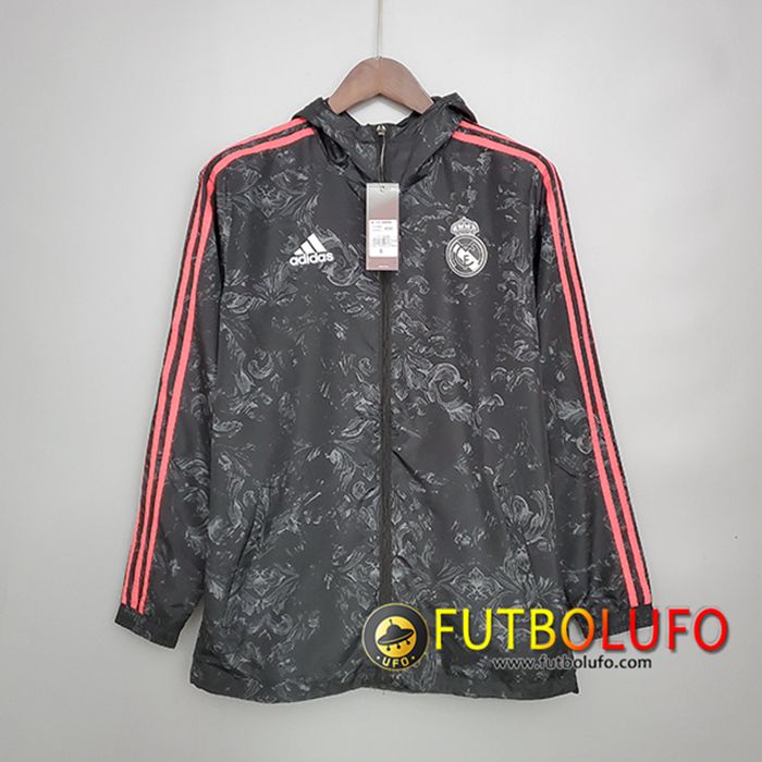 Rompevientos Real Madrid Negro 2021/2022