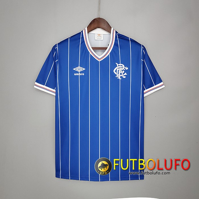 Camiseta Futbol Rangers FC Retro Titular 1982/1983