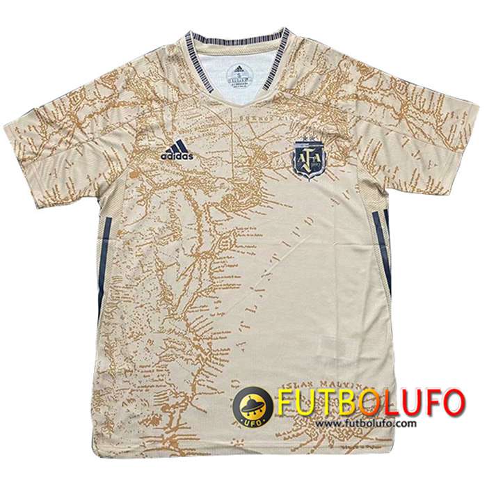 Camiseta Futbol Argentina Commemorative Edition Amarillo 2021