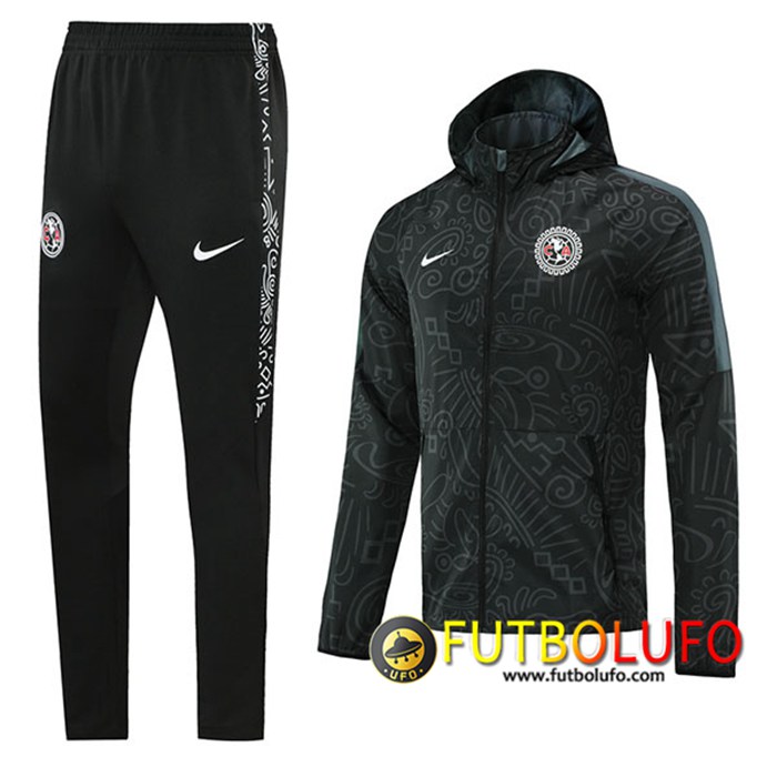Chaqueta Con Capucha Chandal Club America Negro 2021/2022