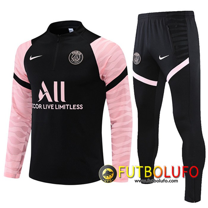 Fotos De Chandal Equipos De Futbol Jordan PSG Negro/Rosa 2021/2022