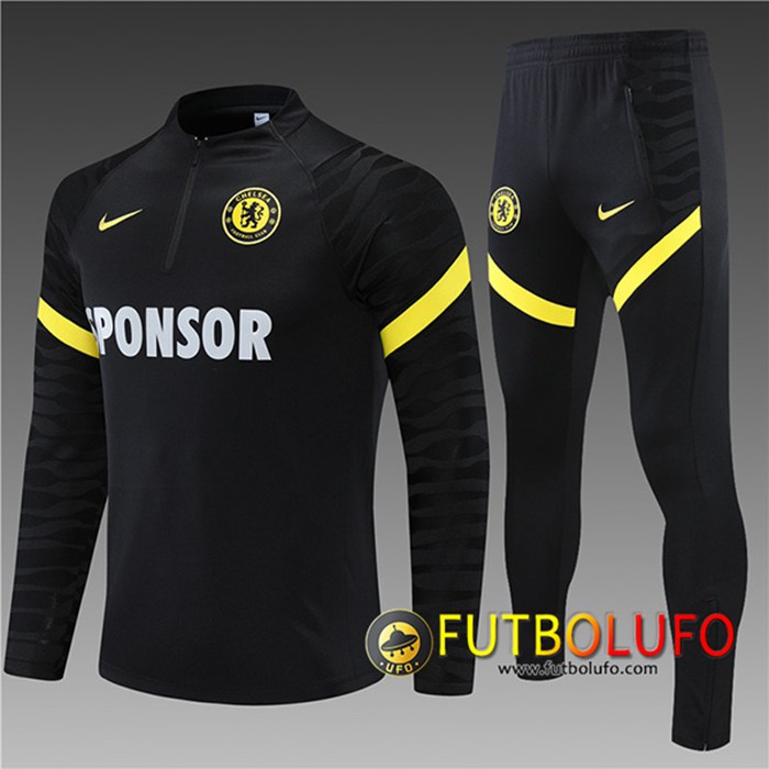 Chandal Equipos De Futbol FC Chelsea Niños Negro 2021/2022