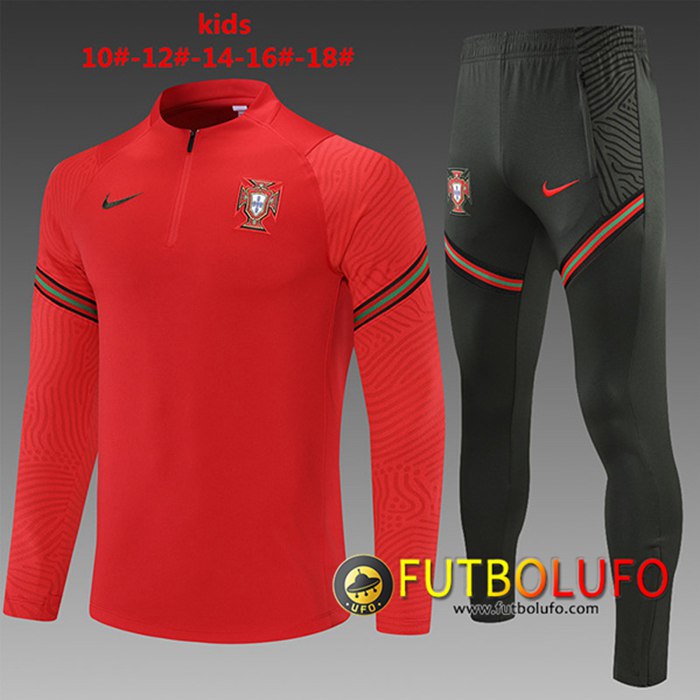 Chandal Equipos De Futbol Portugal Niños Rojo 2021/2022